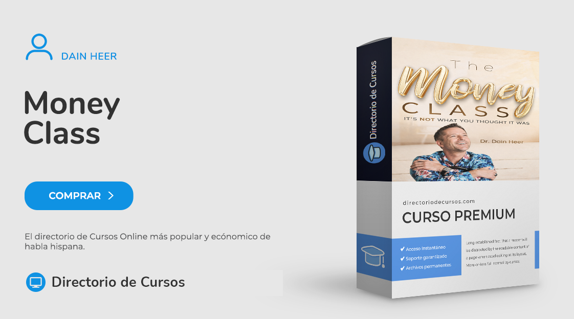 Money class – Dain Heer Curso Money Class transformación y relación con el dinero