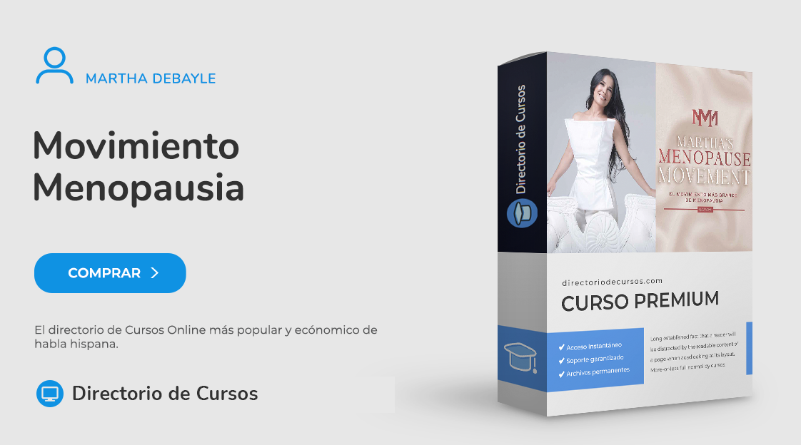 Movimiento Menopausia – Martha Debayle Movimiento Menopausia Martha Debayle programa masterclasses salud hormonal