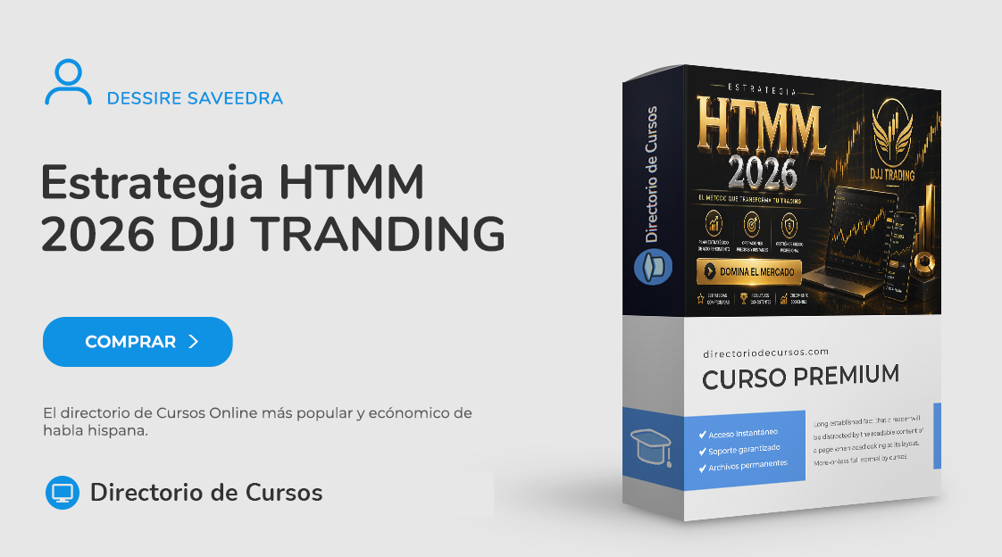Estrategia HTMM 2026 DJJ Trading por Dessire Saveedra: Método Avanzado para Trading Rentable en Mercados Financieros
