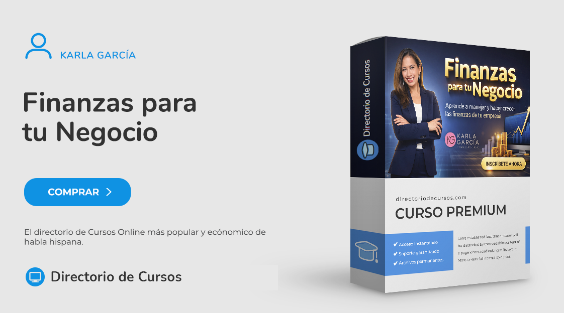 Finanzas para tu Negocio – Karla García **Curso Finanzas para tu Negocio con Karla García: Domina Costos y Rentabilidad**