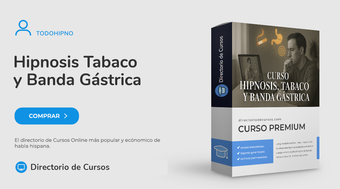 Curso de hipnosis para dejar de fumar y control de peso de TodoHipno enfocado en reprogramación mental