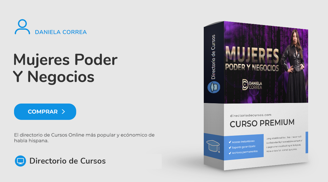 Mujeres Poder Y Negocios – Daniela Correa Dame una variación de texto alt de la imagen, juega con las mayúsculas estilo Title Case