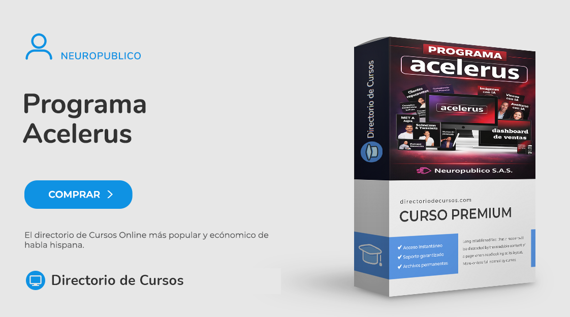 Vender Productos Físicos con Inteligencia Artificial – Programa Acelerus Neuropublico