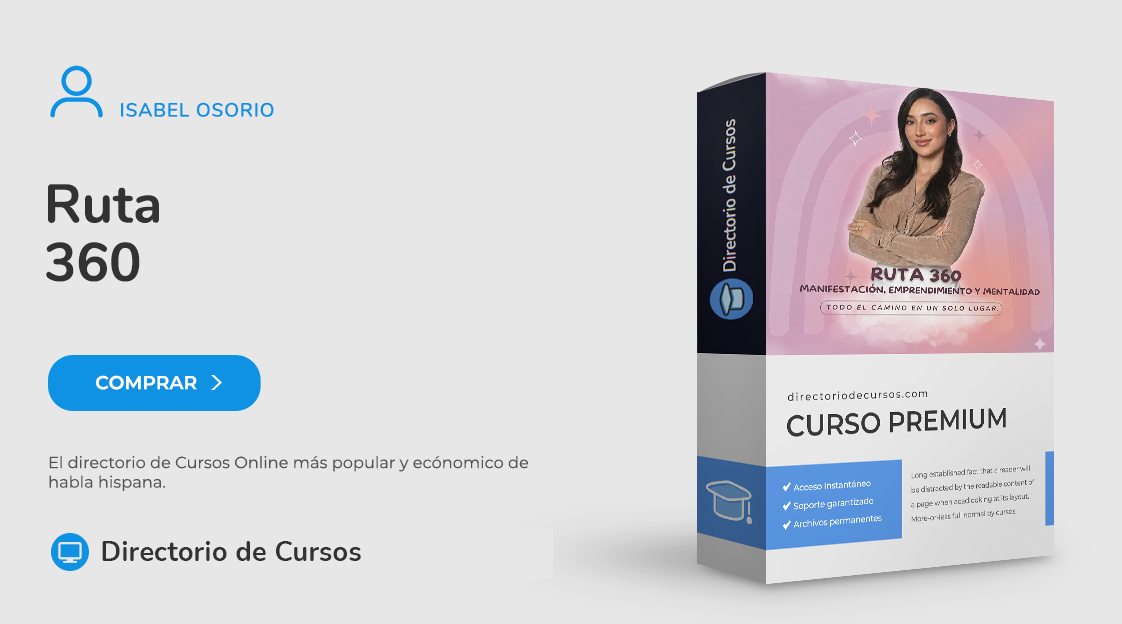 Ruta 360 – Isabel Osorio Ruta 360 – Isabel Osorio – Tu Plan De 360 Grados Para Transformar Sueños En Resultados Reales