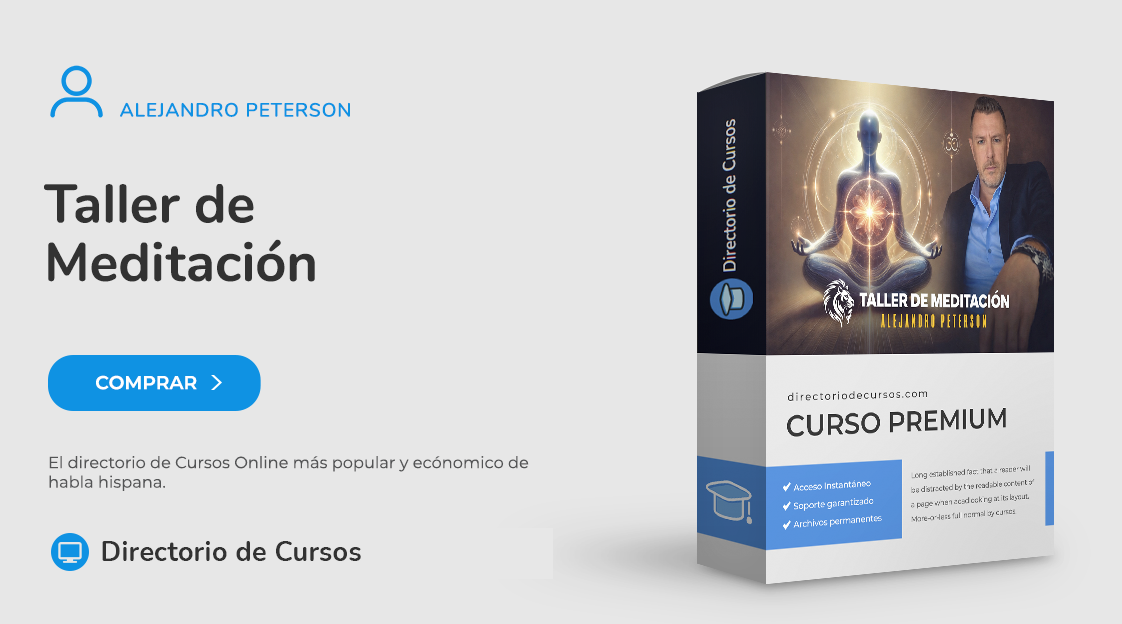 Taller de Meditación – Alejandro Peterson Taller de Meditación y Transformación Personal – Alejandro Peterson