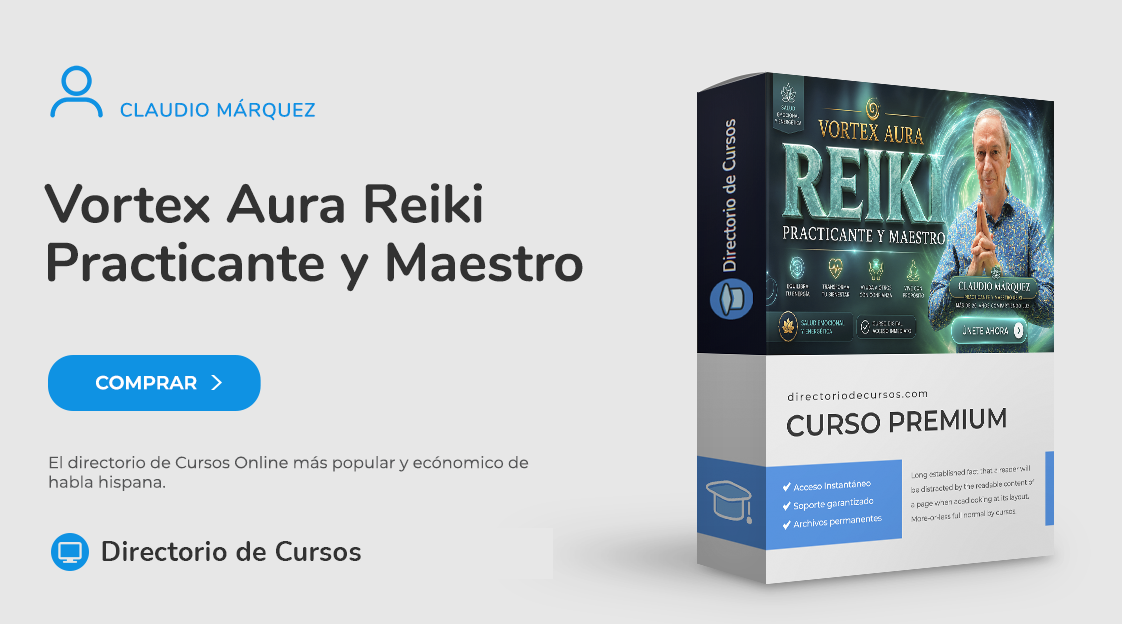 Vortex Aura Reiki Practicante y Maestro – Claudio Márquez Vortex Aura Reiki Con Protección Energética Aura Y Fortalecimiento Vibracional