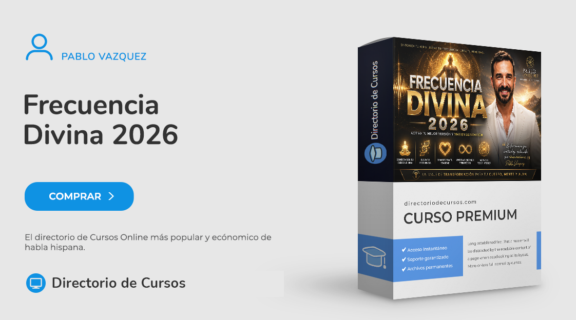 Frecuencia Divina 2026 – Pablo Vázquez Curso Frecuencia Divina de Pablo Vázquez para Desarrollo Personal
